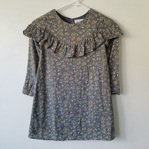 Mable + Honey Ruffle Floral Girls Garden Dress Size 6